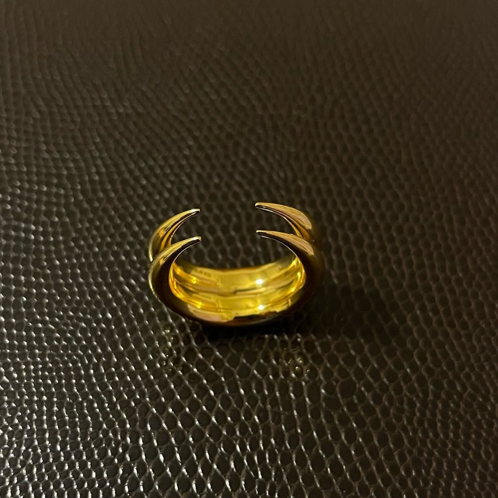 Gold Statement Ring - image 4